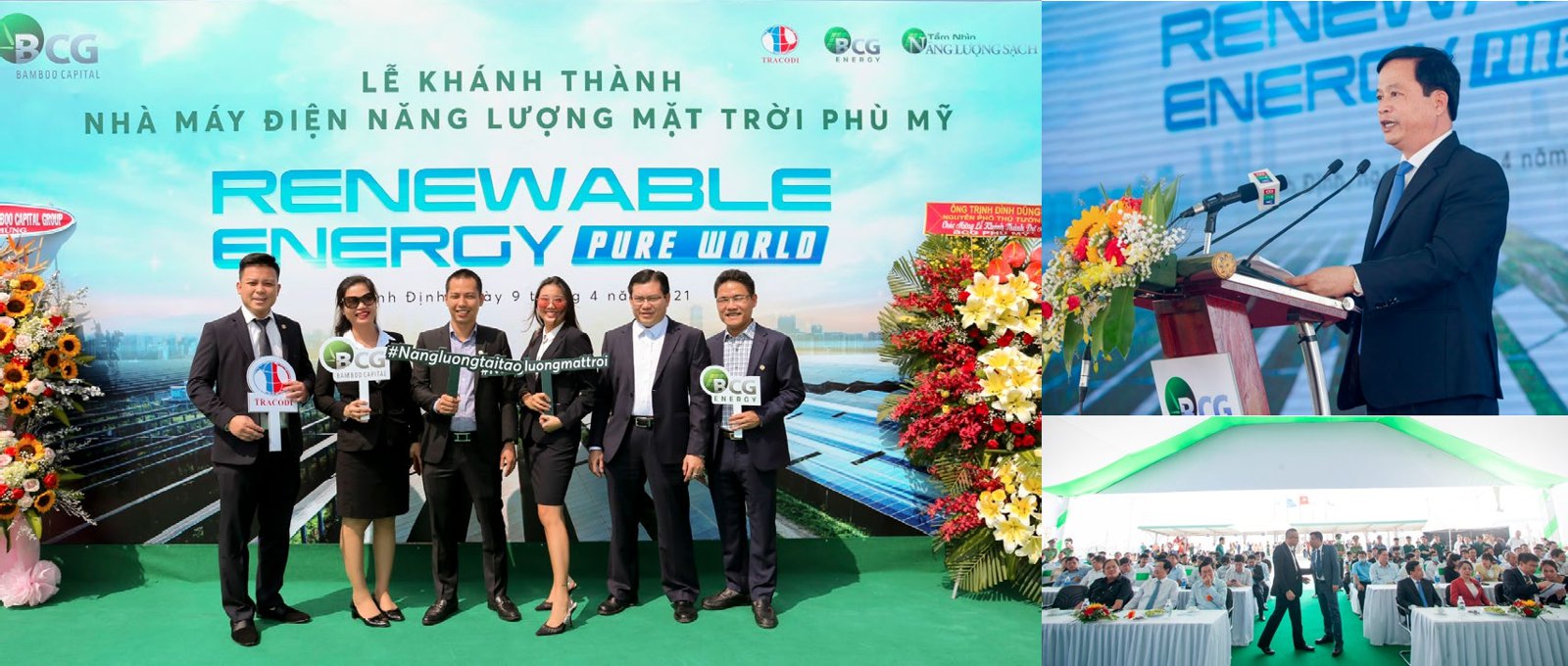 Lễ khánh thành nhà máy điện mặt trời Phù Mỹ